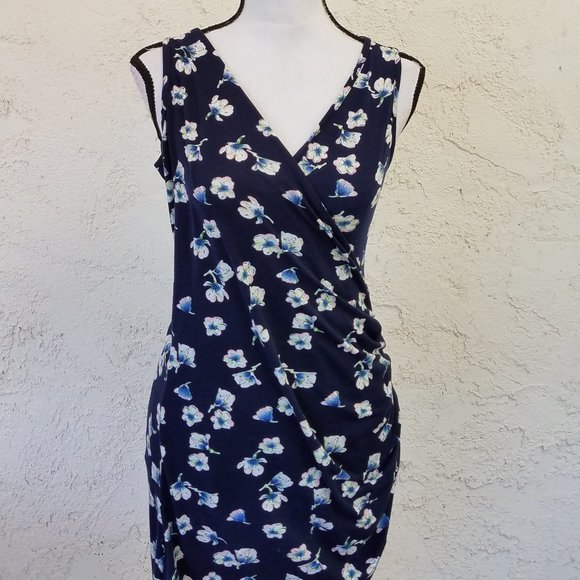 VETIOR Women's Wrap Ruched Bodycon Mini Dress - Picture 3 of 5